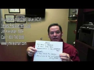 Video thumbnail for youtube video 3-FAQ Home Insurance Actual Cash Value or Replacement Cost • Kreisman Insurance Group | 480-637-5555