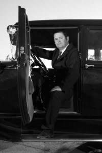 Jim Kreisman In Old Model A - Classic Car