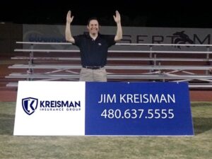 Jim sponsoring Desert Mountain Highschool Basketball Halftime Show
